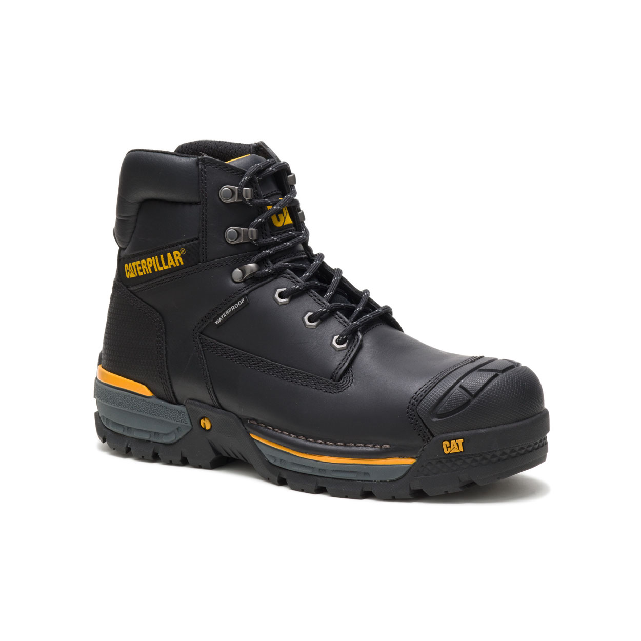 Caterpillar Men's Excavator Safety Boots Black CAT-78130